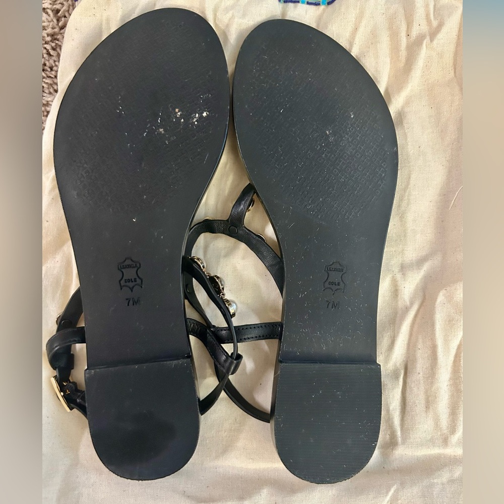 Tory Burch Emmy Pearl Strap Sandals - Picture 10 of 10